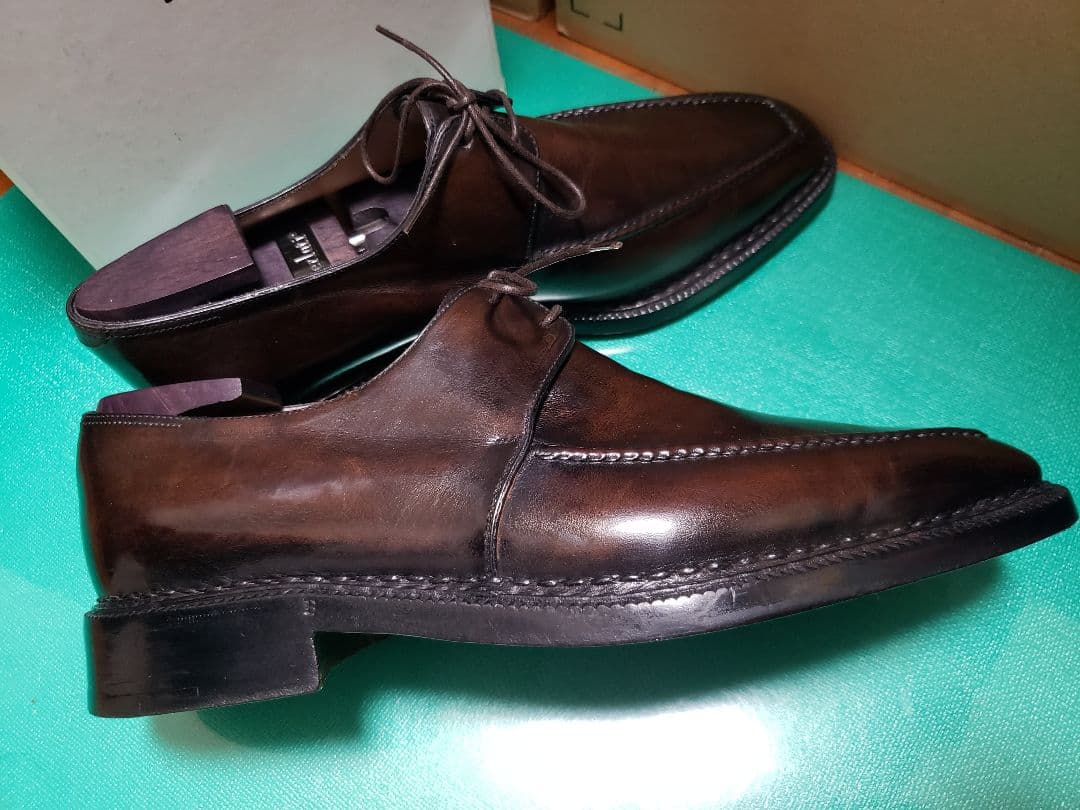 【希少・美品】Berluti ベルルッティ ノルベジェーゼ ダークブラウン　8