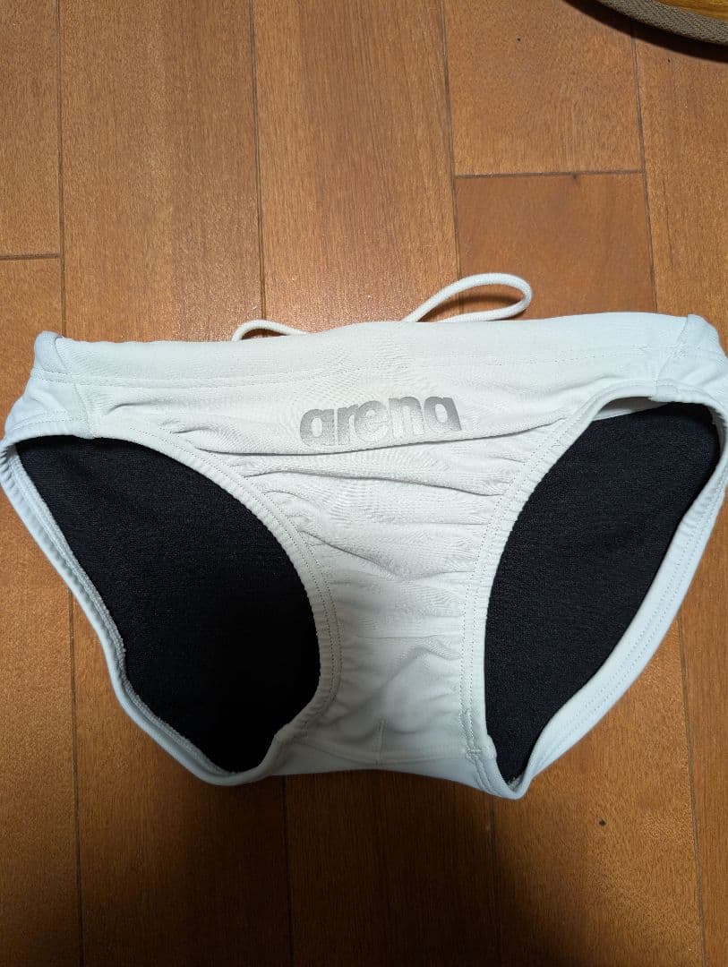 arena＆アニエス・ベー競泳水着（競パン） Sサイズ ホワイト