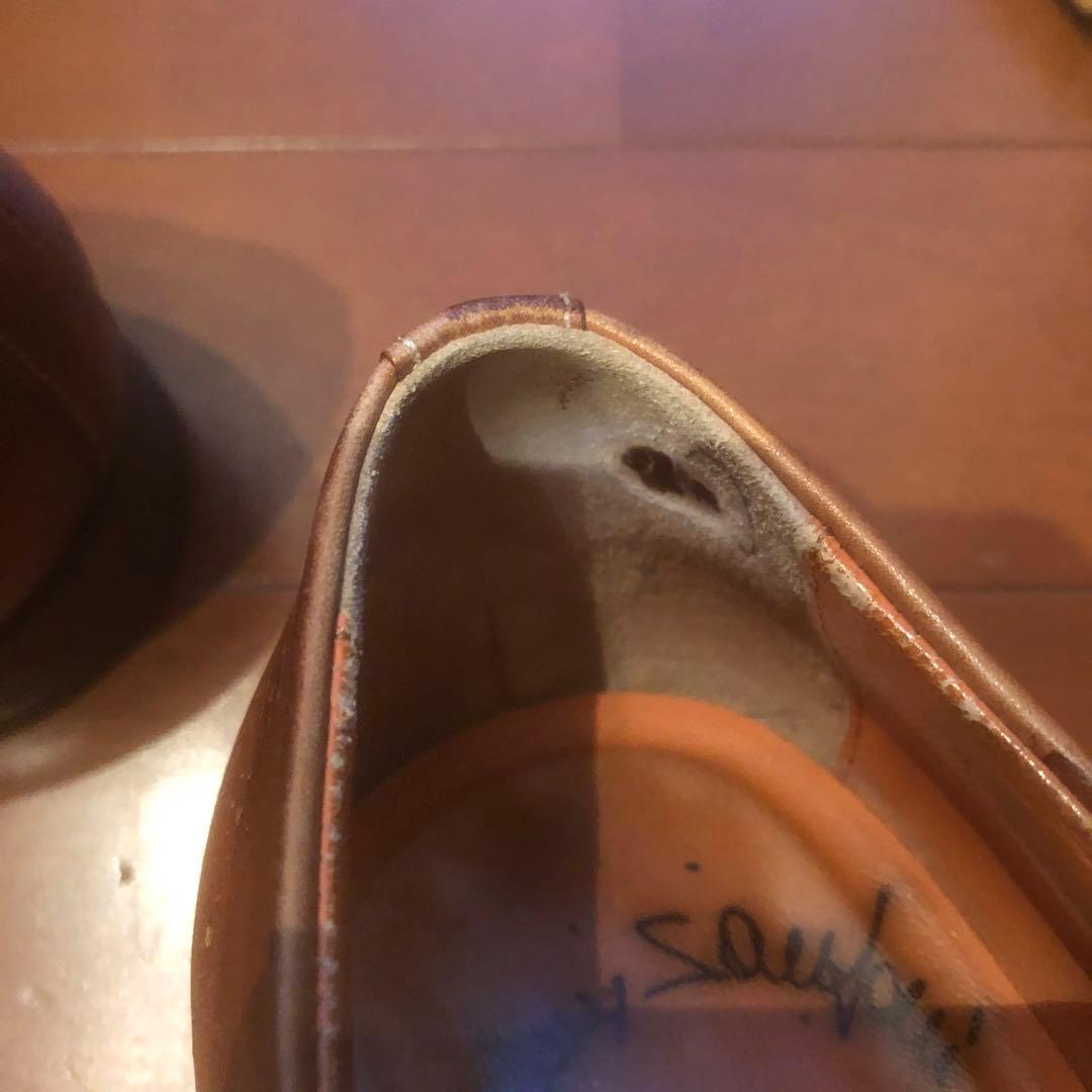 サントーニ　Santoni /ドレスシューズ 71/2【ライトブラウン】