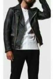 nano ・universe ヴィンテージ加工　ダブルライダースジャケット