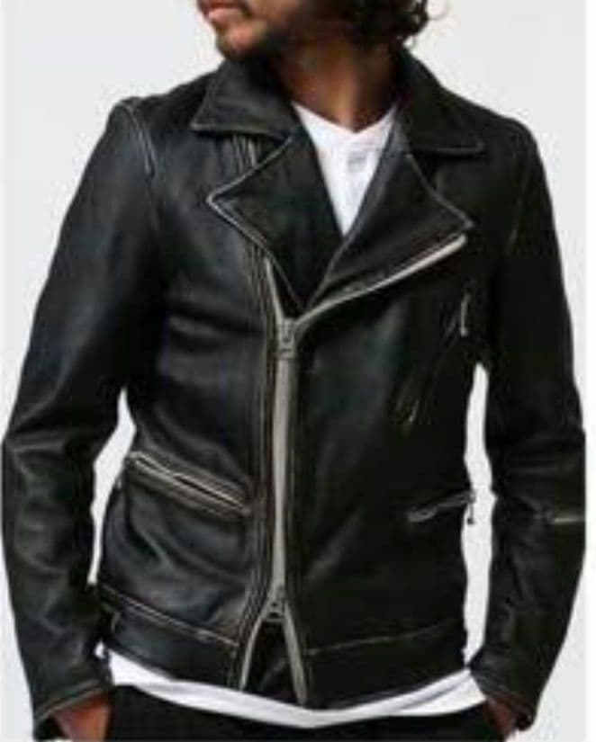 nano ・universe ヴィンテージ加工　ダブルライダースジャケット