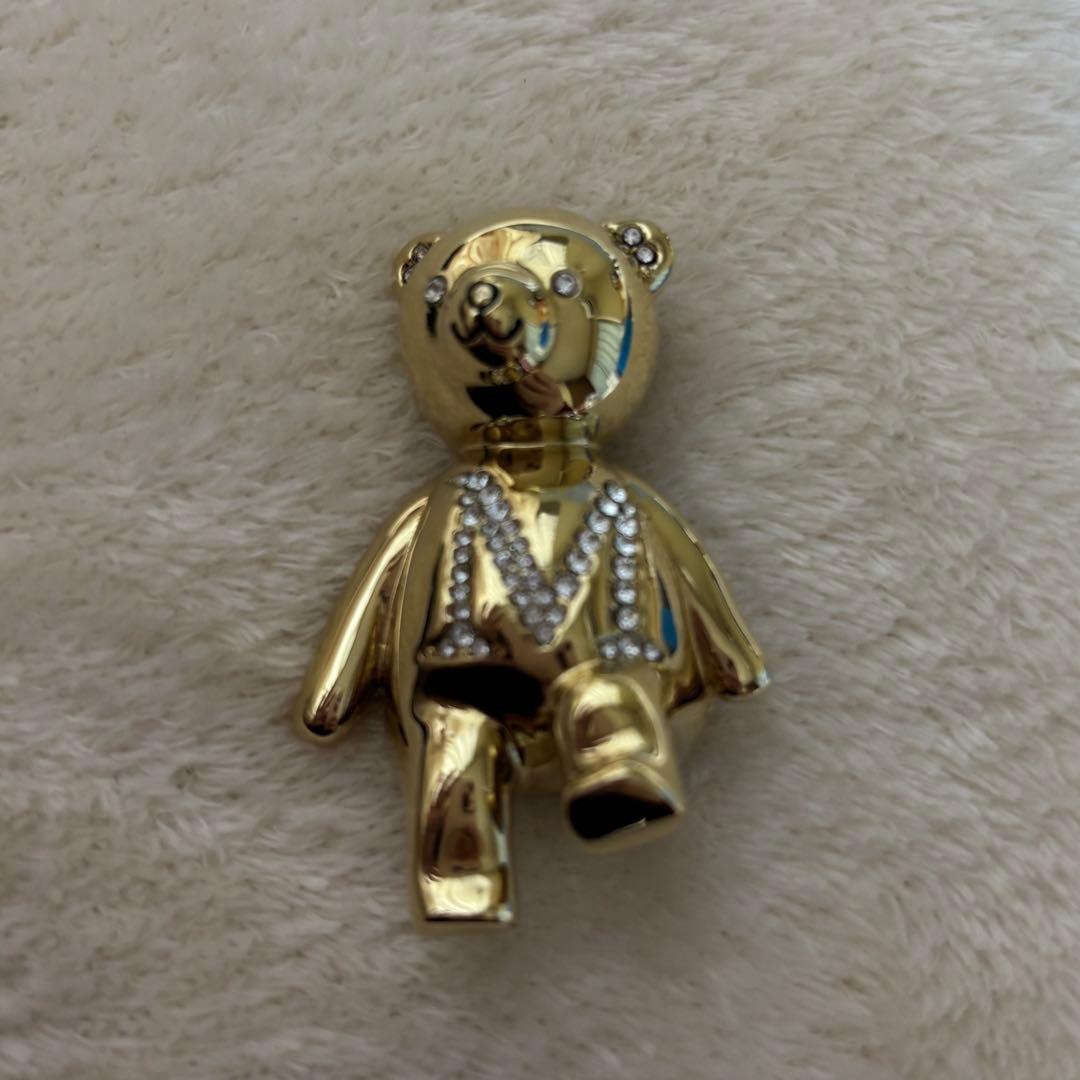 MaxMara ゴールド クマ ブローチ