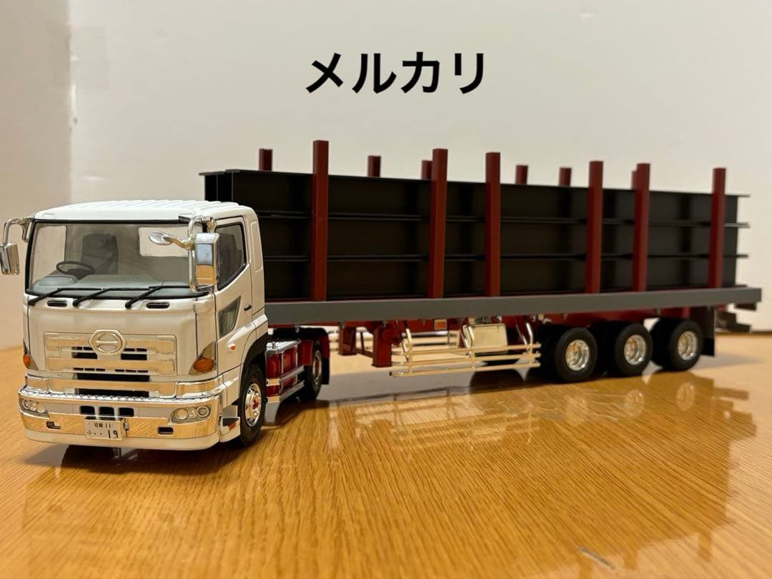 アオシマ1/32デコトラ、バリューデコトラ、平トレーラー(ジャンク品)