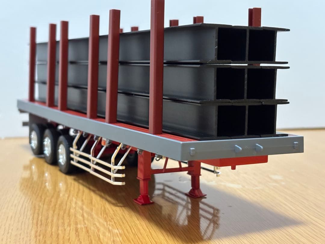 アオシマ1/32デコトラ、バリューデコトラ、平トレーラー(ジャンク品)