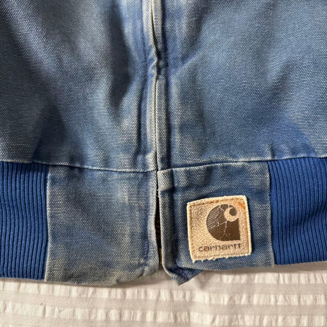 希少Carhartt サンタフェジャケットJ14 BLU 90s USA製