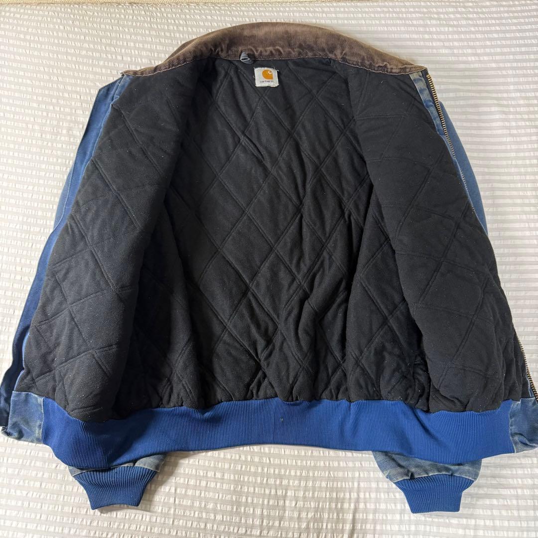 希少Carhartt サンタフェジャケットJ14 BLU 90s USA製