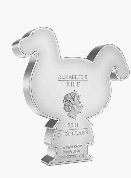 ハーレイ・クイン　チビ　銀貨　ニウエ