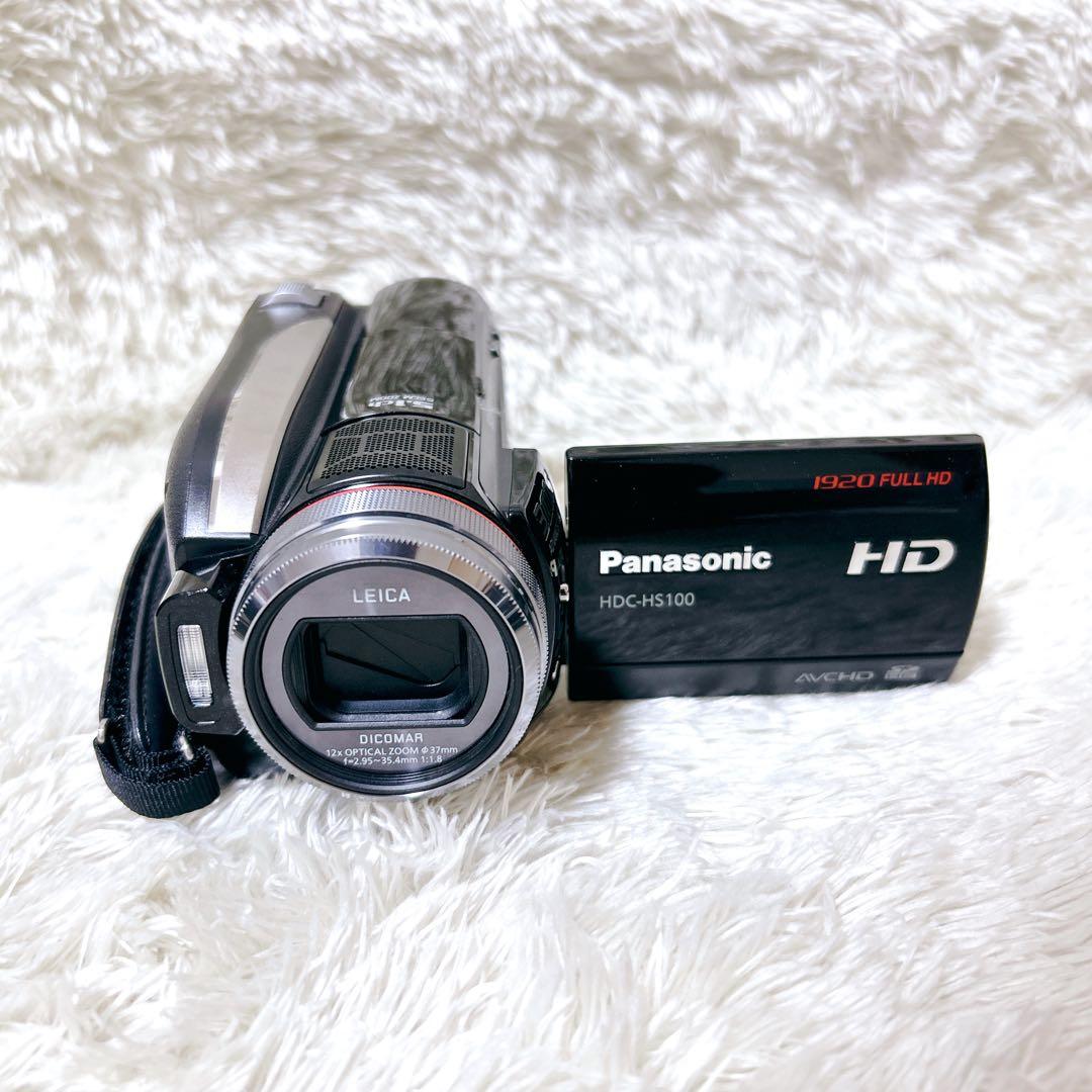 【美品】Panasonic デジタルハイビジョンビデオカメラ HDC-HS100