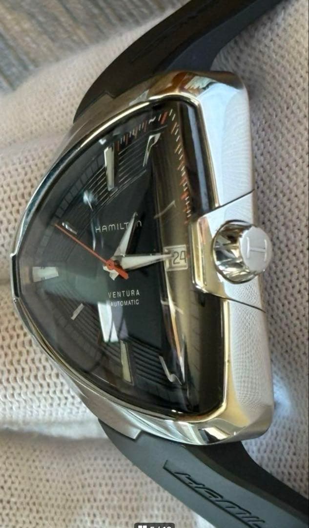 美品 HAMILTON ハミルトン ベンチュラ プレスリー自動巻