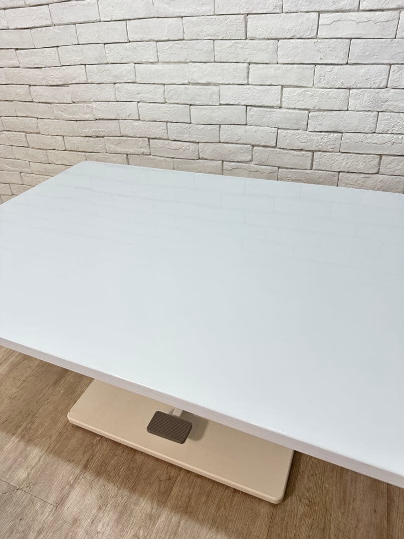 ①【東京都内23区配送無料】昇降テーブル　ダイニング　センター　リビング　食卓