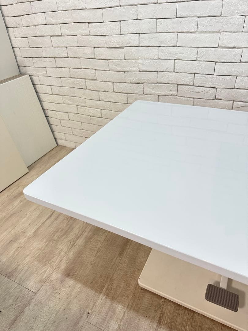 ①【東京都内23区配送無料】昇降テーブル　ダイニング　センター　リビング　食卓