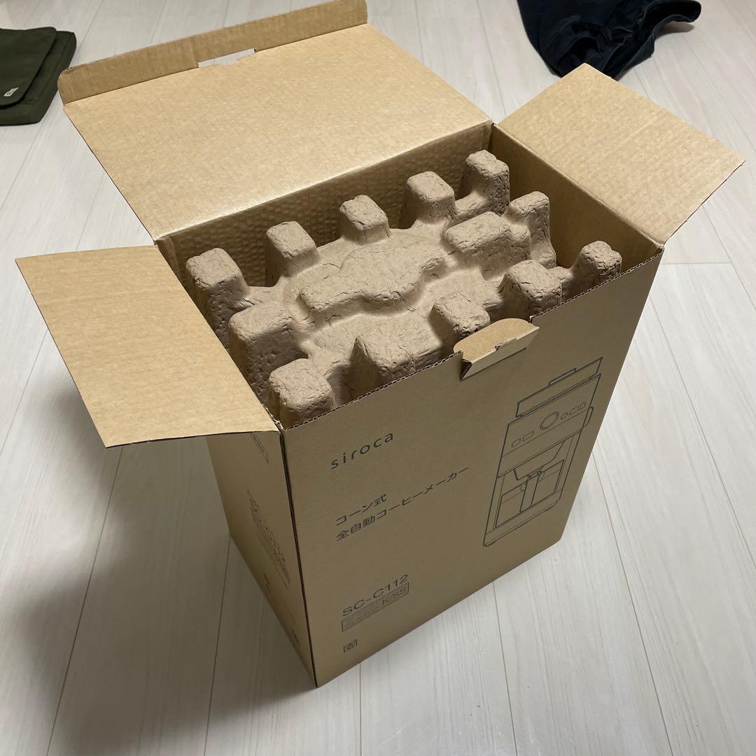 早い者勝ち　美品　シロカ 全自動コーヒーメーカーSC-C112 2023年モデル