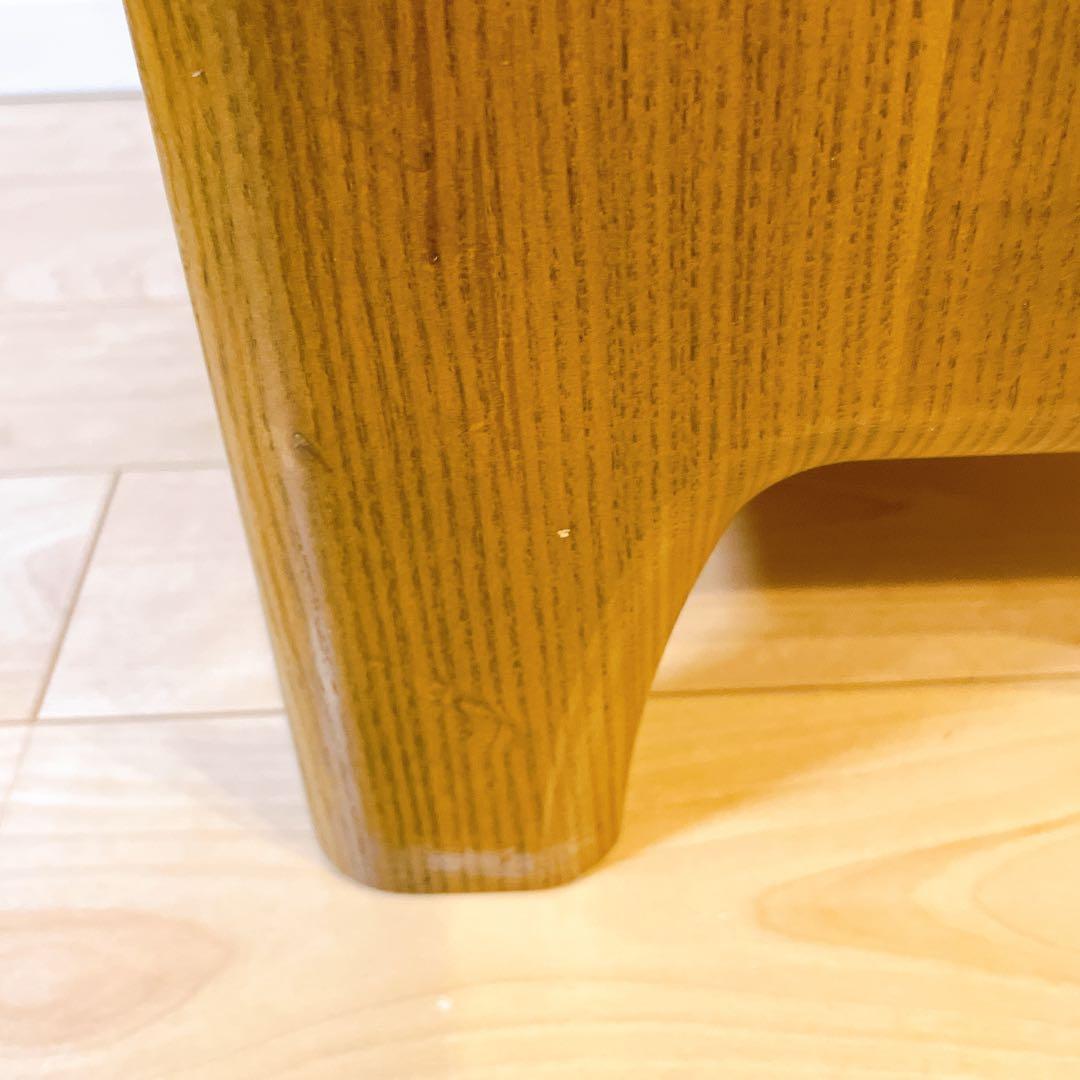 karimoku カリモク 電話台 コンセント付き キャビネット 4段 引出し