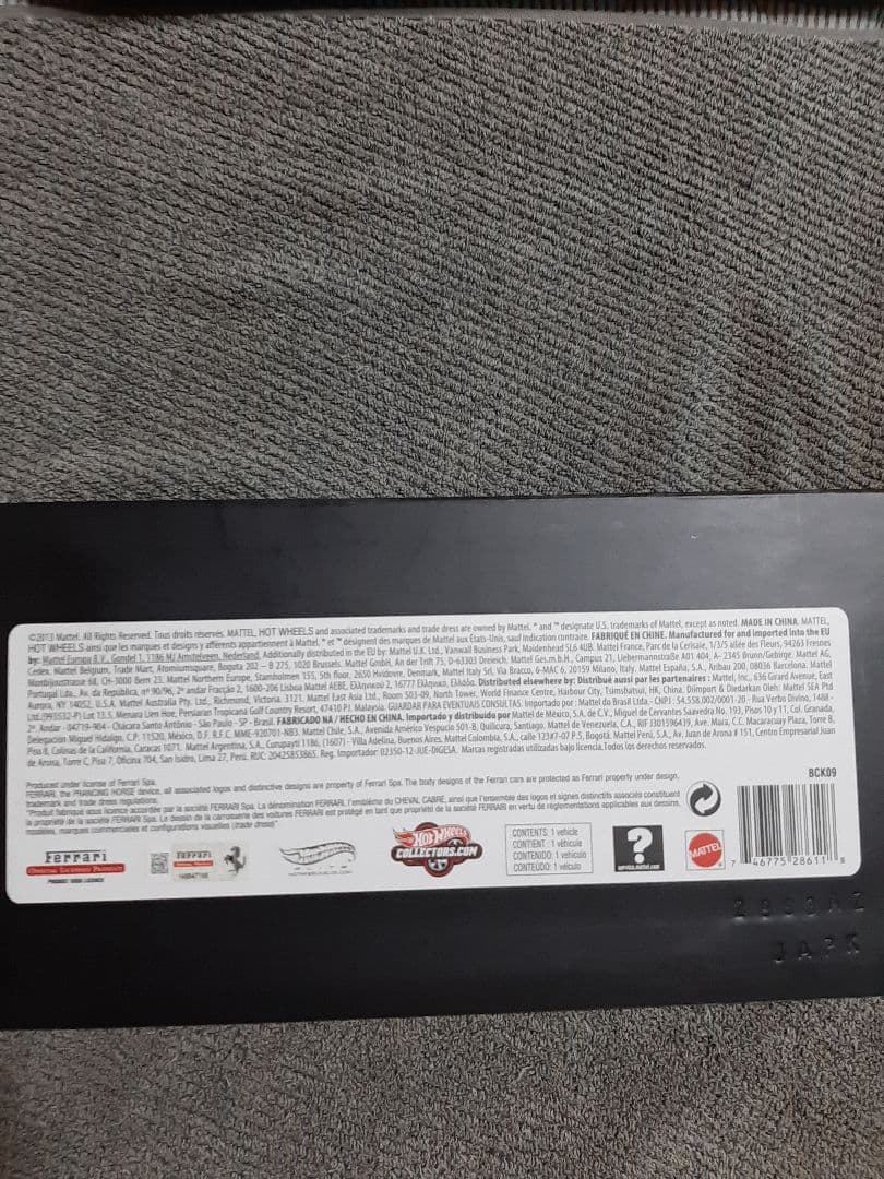 未開封 ホットウィール 1/18 Ferrari 458 ITALIA GT2