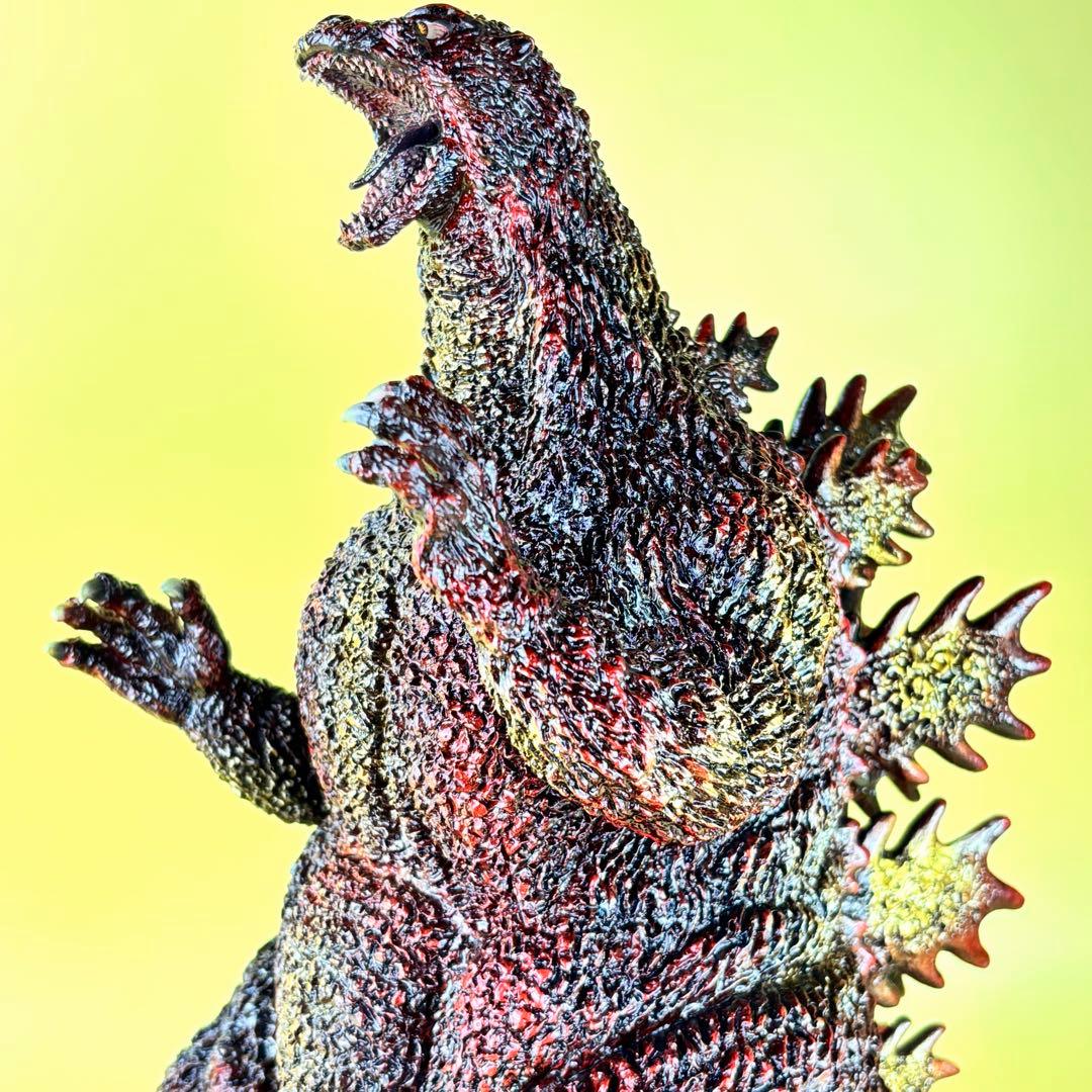 東宝30ｃｍシリーズ ラストシーン ゴジラ カスタム　赤・金　後藤 彩色所