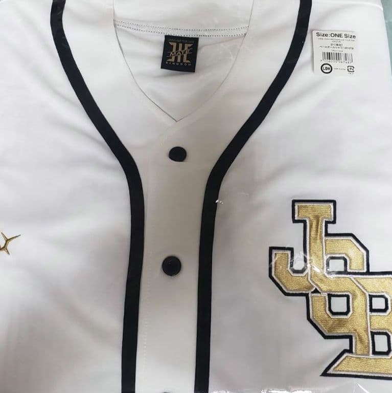 「FC限定」三代目JSB KINGDOM ベースボールシャツ WHITE