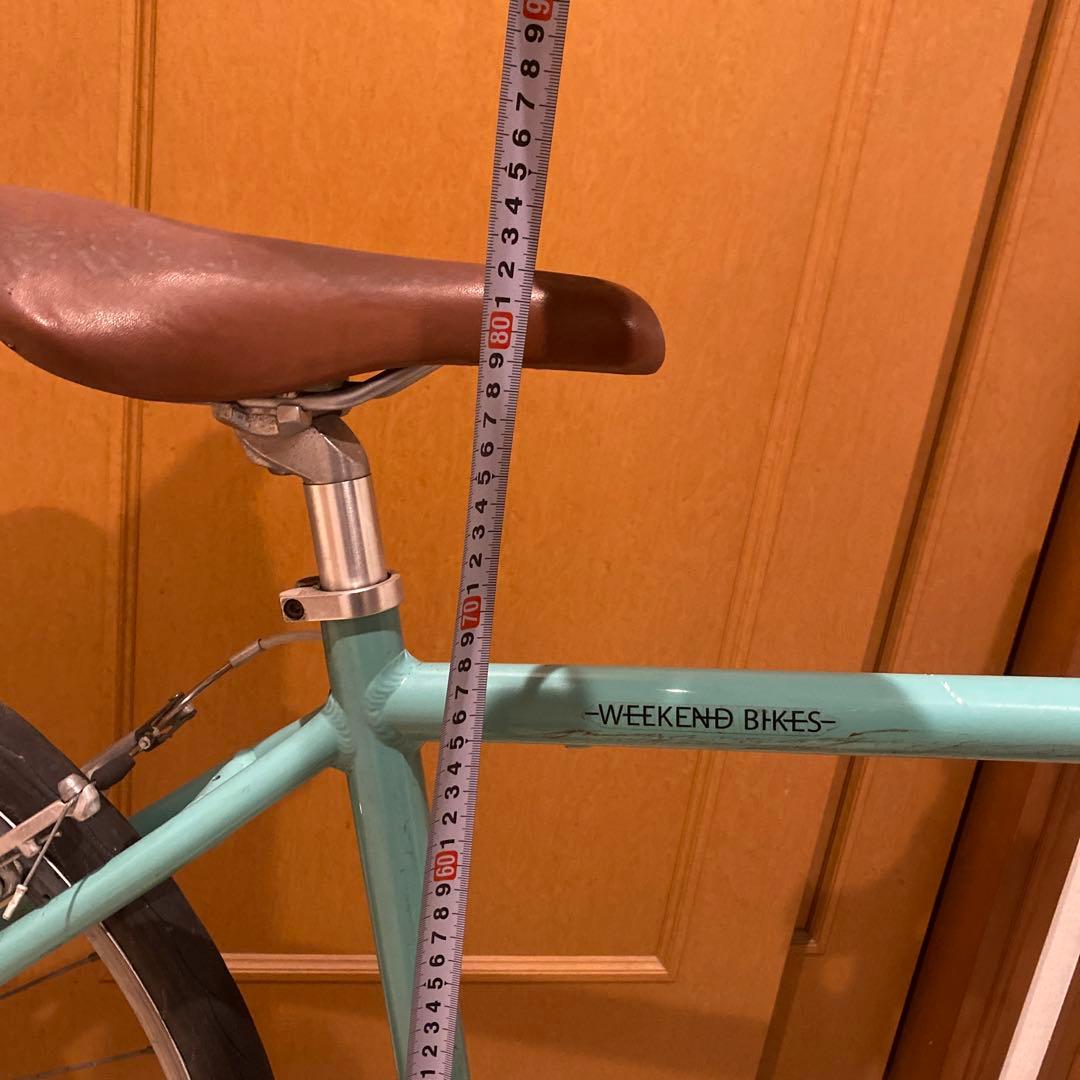 専用にしました水色 クロスバイク 7段変速