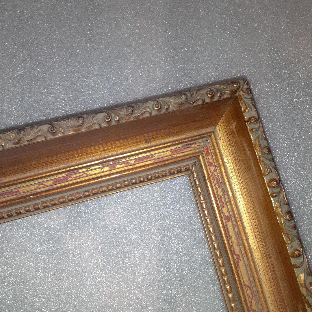 額縁　F12号　61×50.5　木製　フレーム　縁のみ