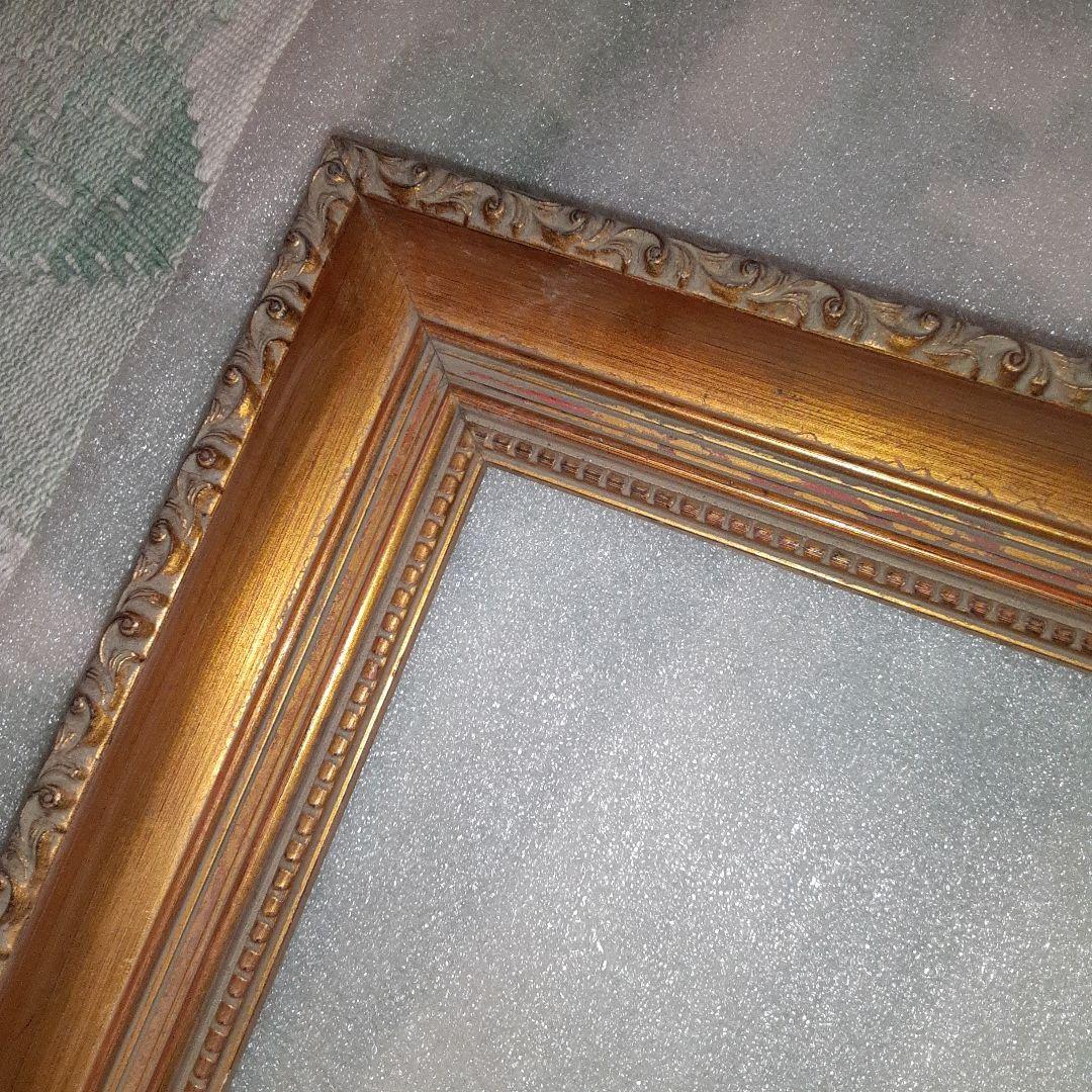 額縁　F12号　61×50.5　木製　フレーム　縁のみ