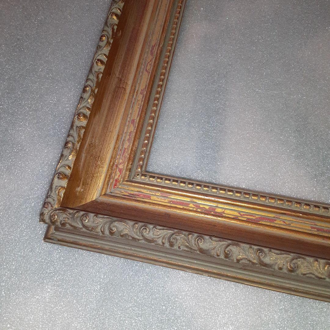 額縁　F12号　61×50.5　木製　フレーム　縁のみ