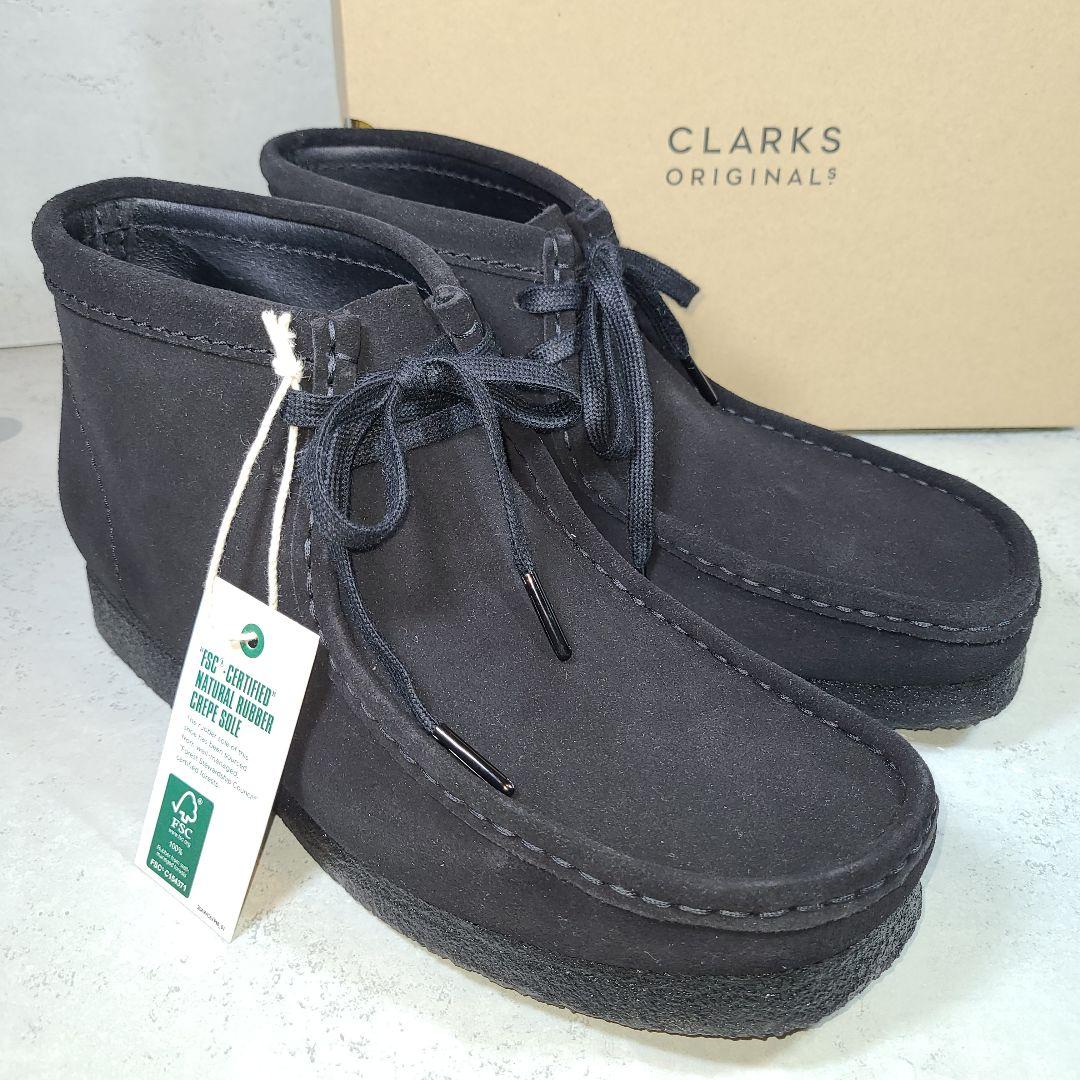 【Clarks originals】Wallabee　ワラビーブーツ　ブラック