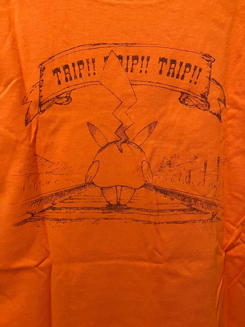ポケモンセンター ピカチュウ Tシャツ オレンジ