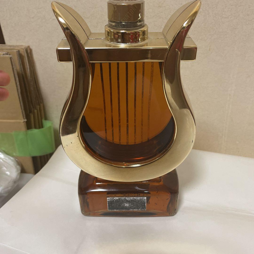 希少サントリー ウイスキースペシャルリザーブ楽器ボトルハープ特級古酒 ローヤル