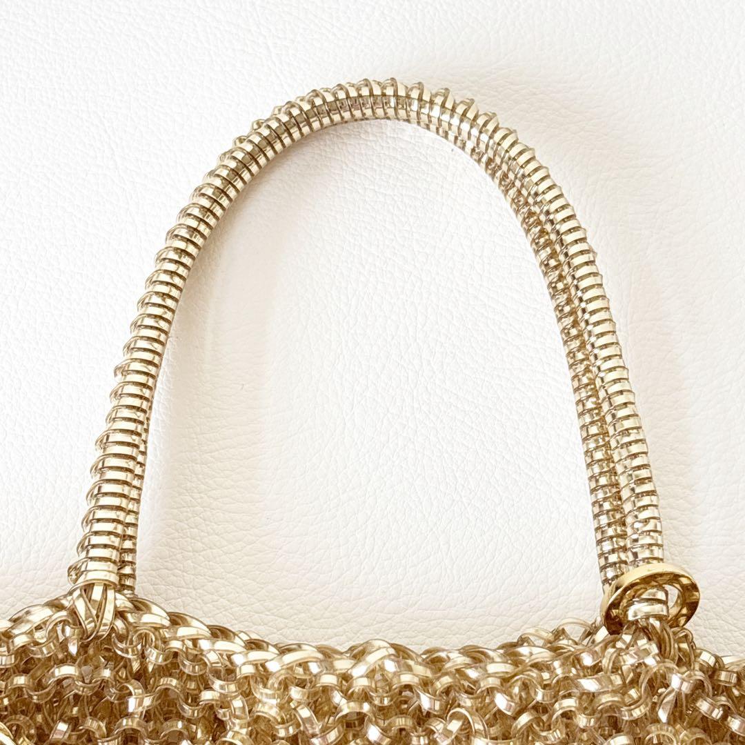 ANTEPRIMA スタンダード スクエア ミディアム ゴールド　チェーン