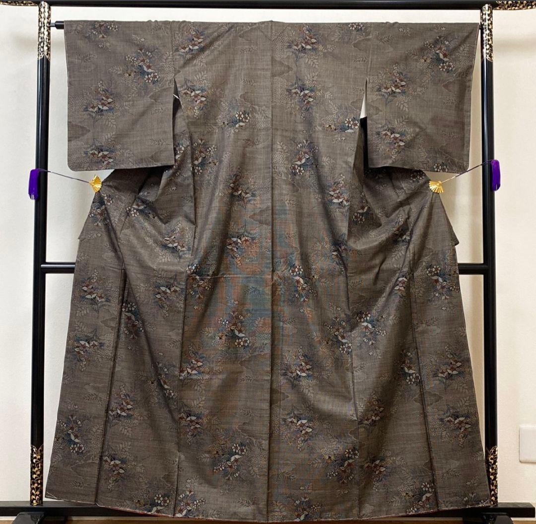 プロフ必読☆本場大島紬☆都喜ェ門☆純泥染め☆証紙