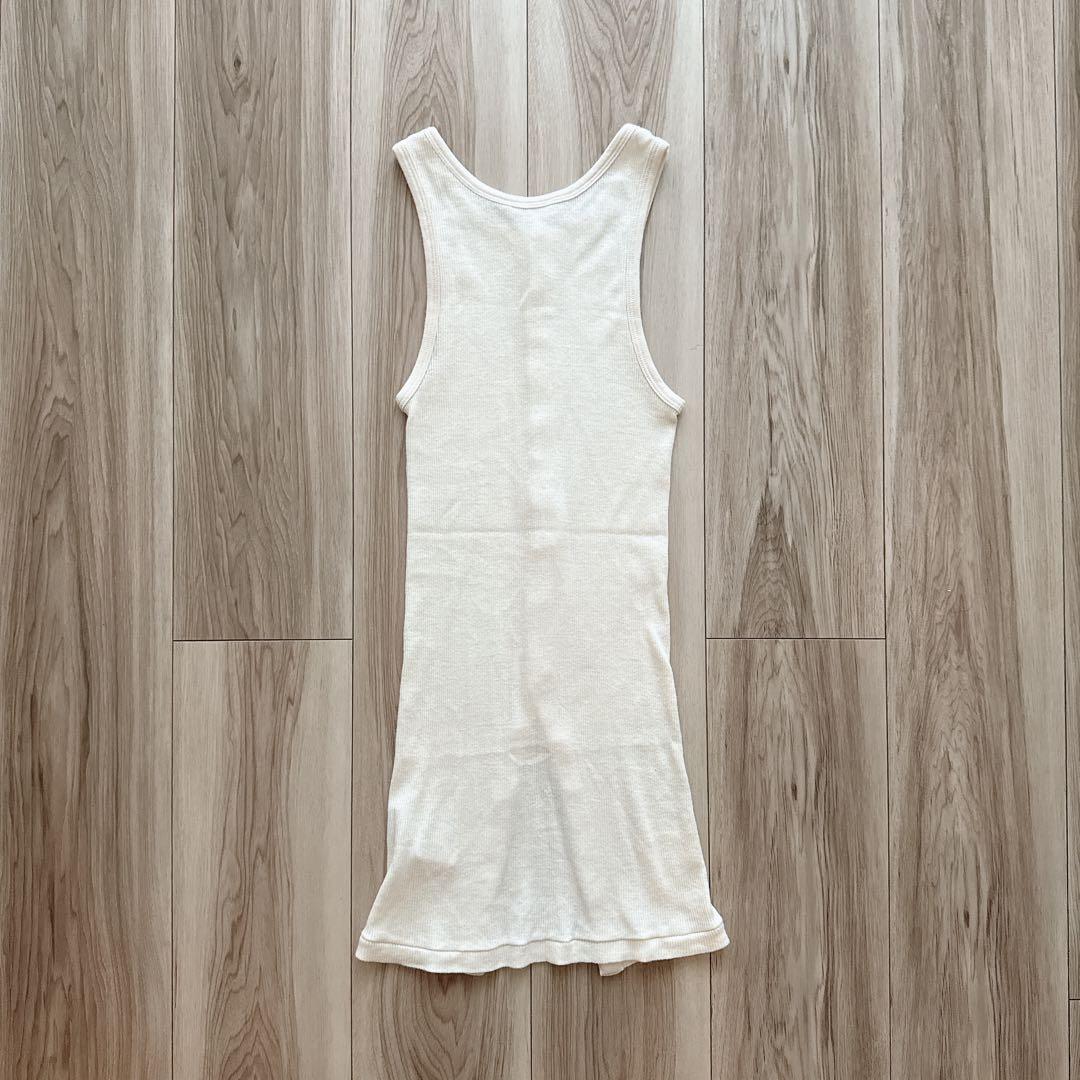 【美品】AURALEE オーラリー ソフトリブタンクトップ 1