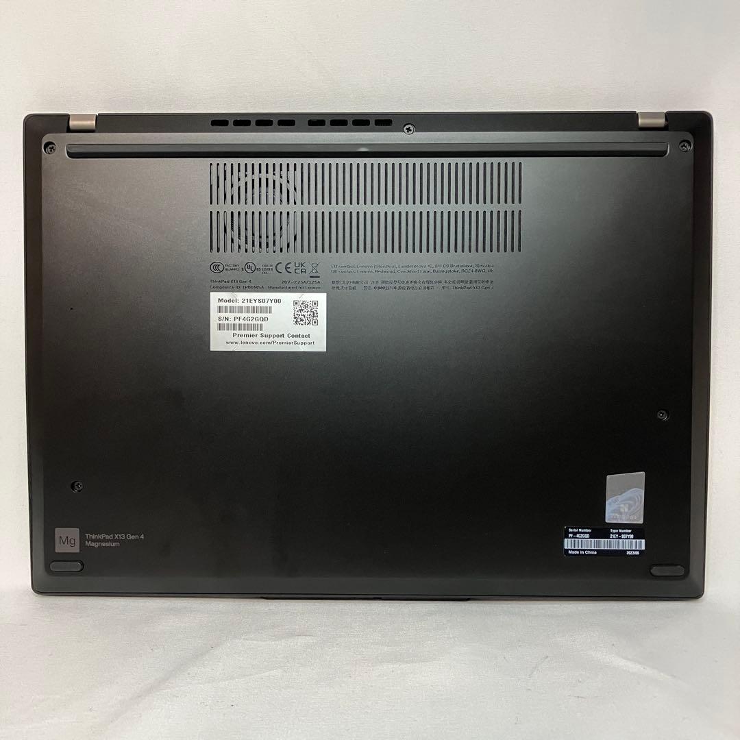 美品 ThinkPad X13 Gen4 第13世代 i5 16GB WUXGA