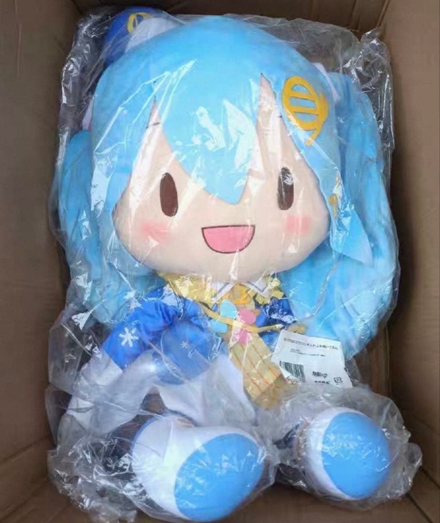 雪ミク2020　どでかジャンボふわふわぬいぐるみ