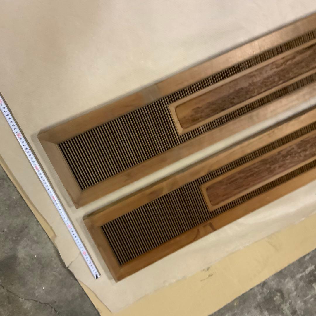 木製欄間　建具 らんま　2枚