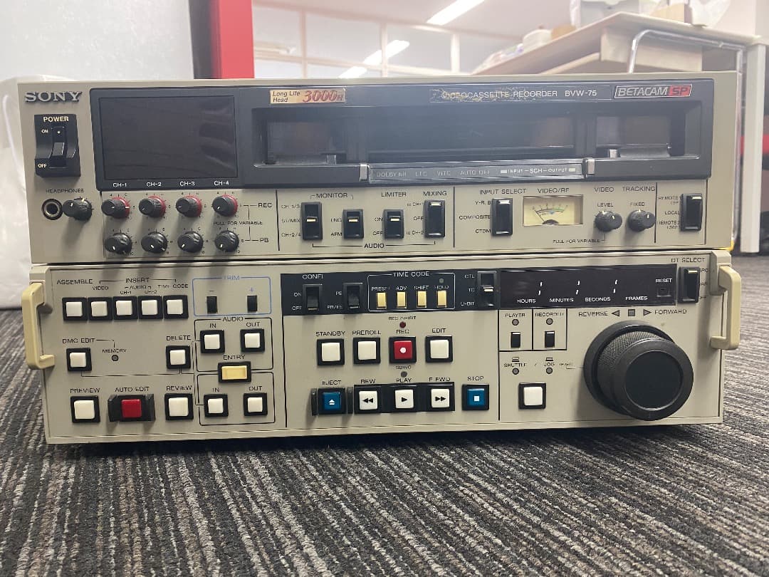 SONY ベータカムSP デジタルビデオレコーダー BVW-75