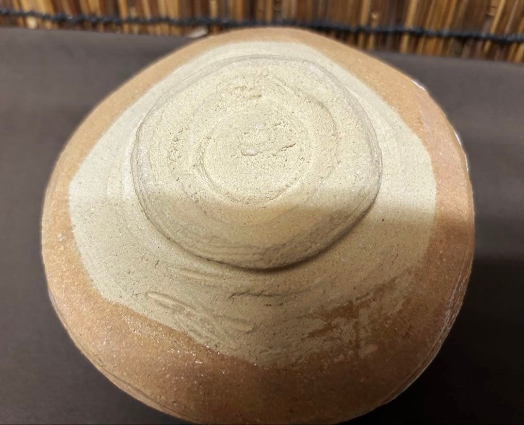 未使用/特価❕瀬戸焼/加藤廉平作/織部/抹茶碗/１点　　茶道具/抹茶茶碗