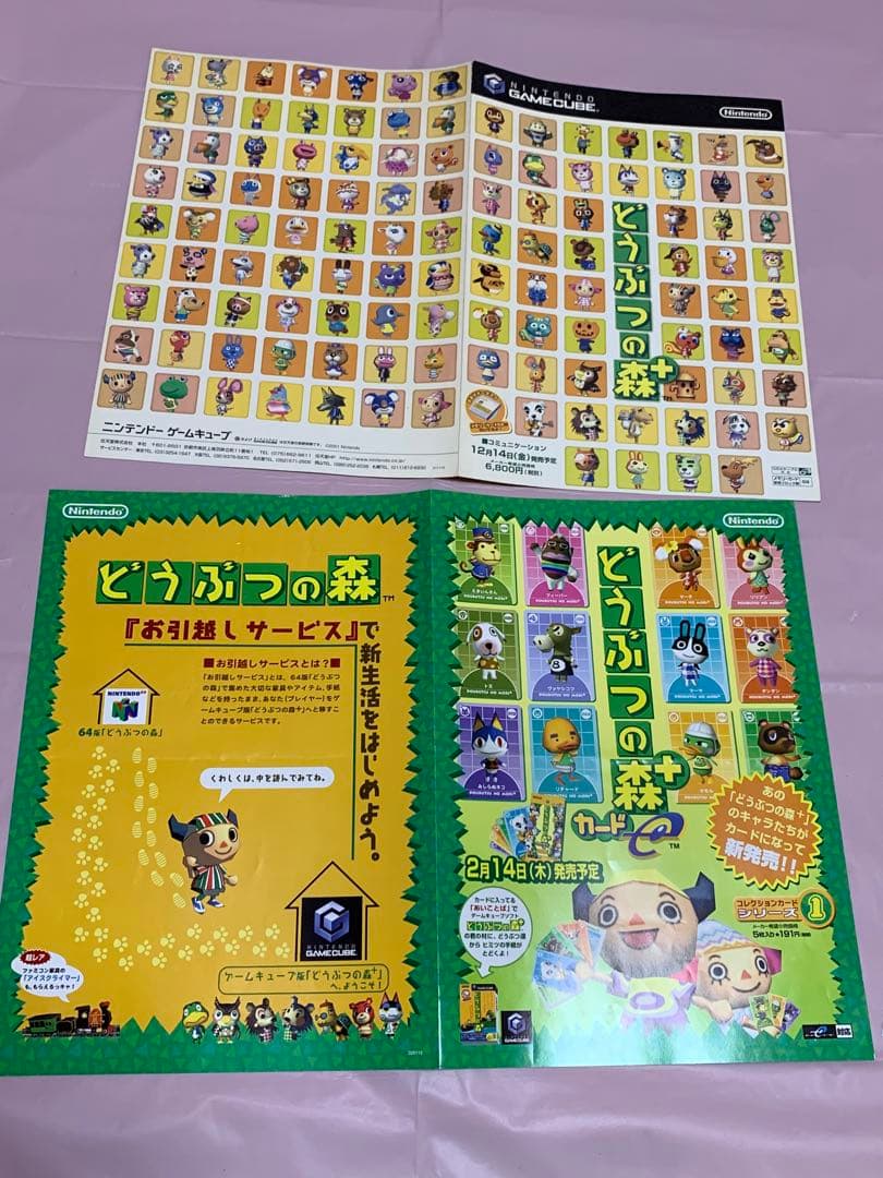 どうぶつの森 フライヤー ちらし