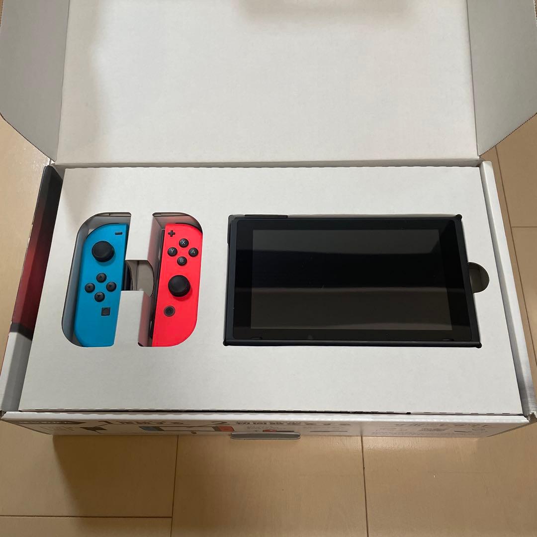 Nintendo Switch 本体 ネオンブルー・レッド＋LANアダプター