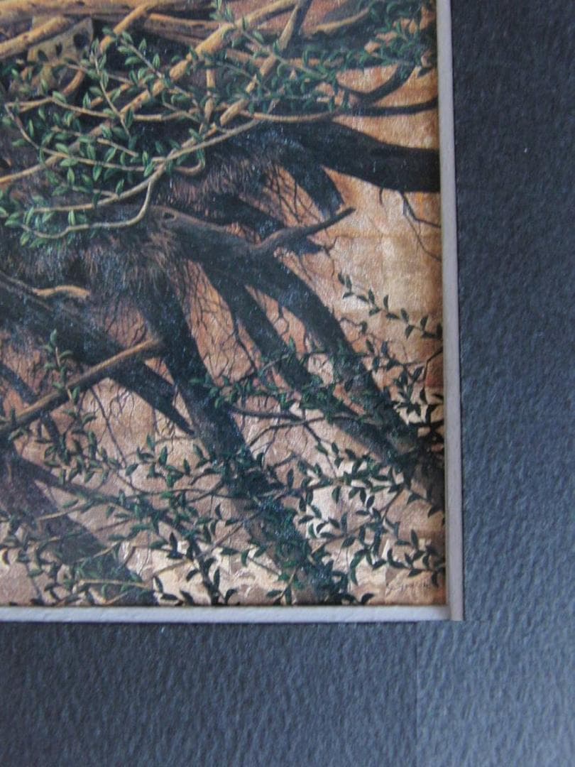 小柳吉次、【耀】、希少な額装用画集より、新品額装付、状態良好