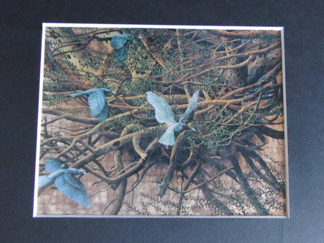 小柳吉次、【耀】、希少な額装用画集より、新品額装付、状態良好