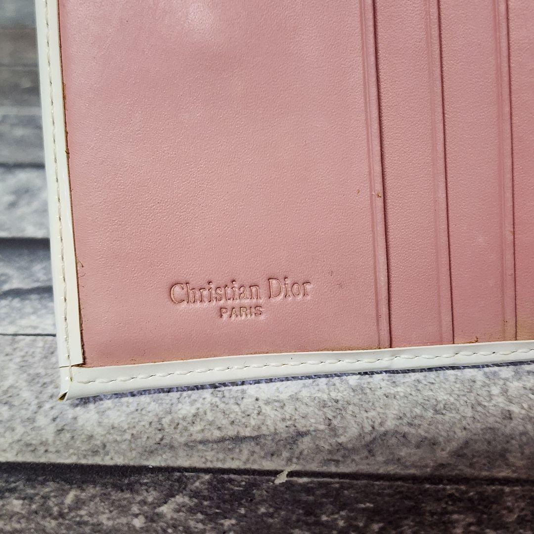 クリスチャンディオール トロッターウォレット 2つ折り財布 ピンク ヴィンテージ
