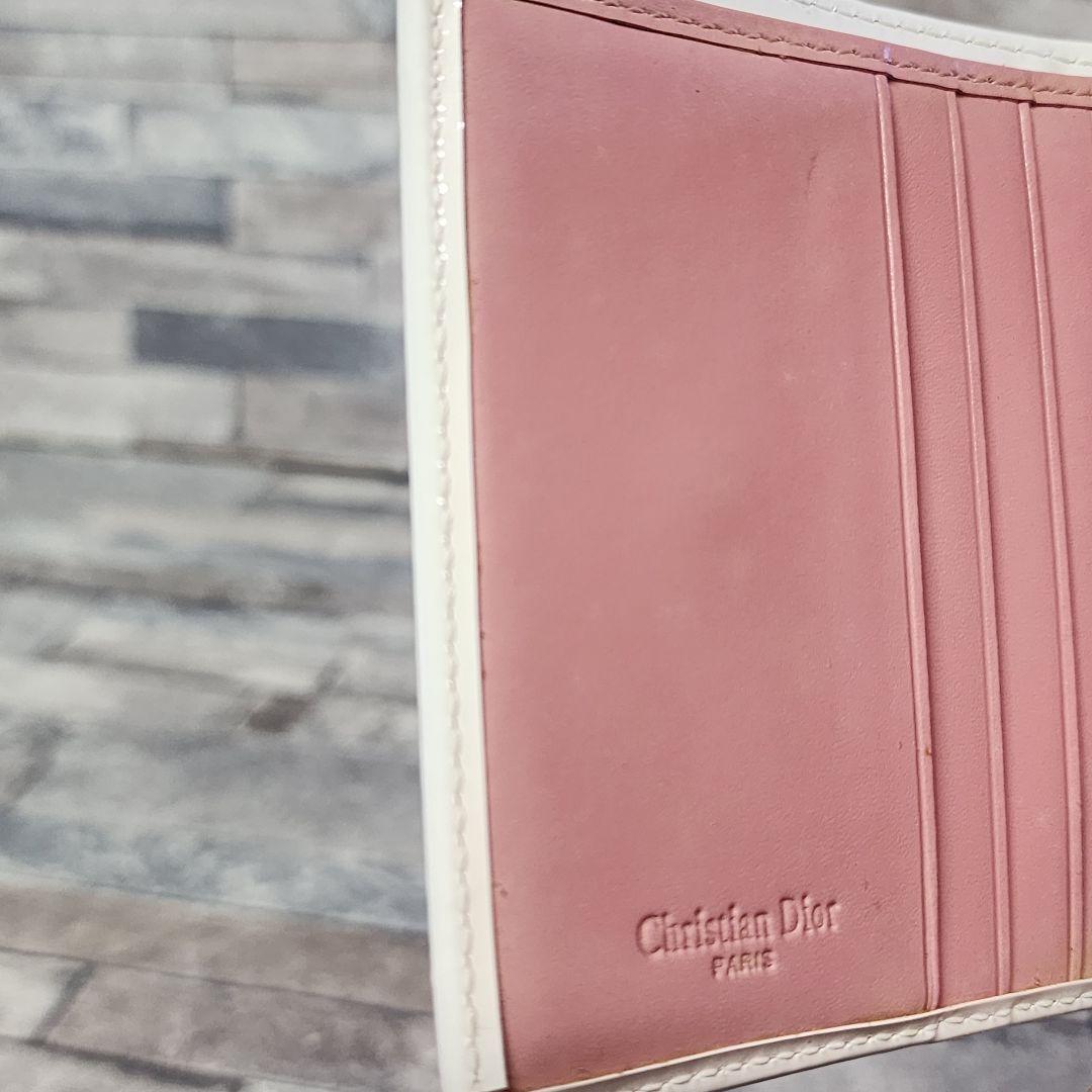 クリスチャンディオール トロッターウォレット 2つ折り財布 ピンク ヴィンテージ
