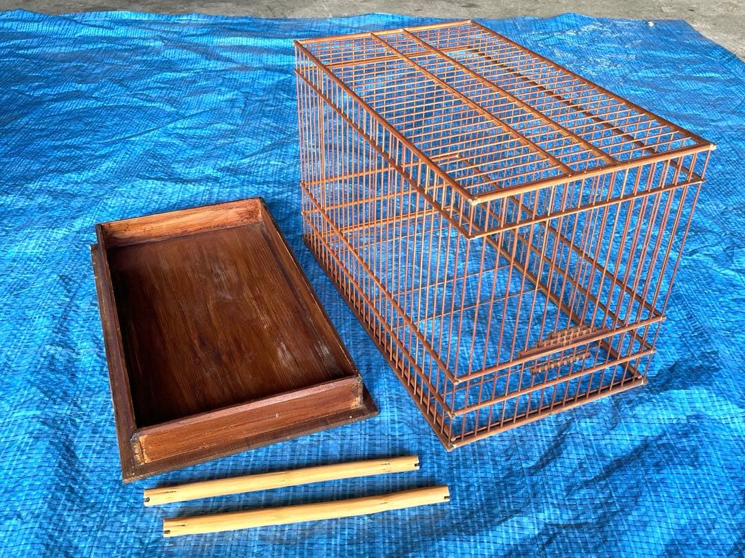 #5 鳥かご　寝箱　手作り　昭和　レトロ　セット　未使用