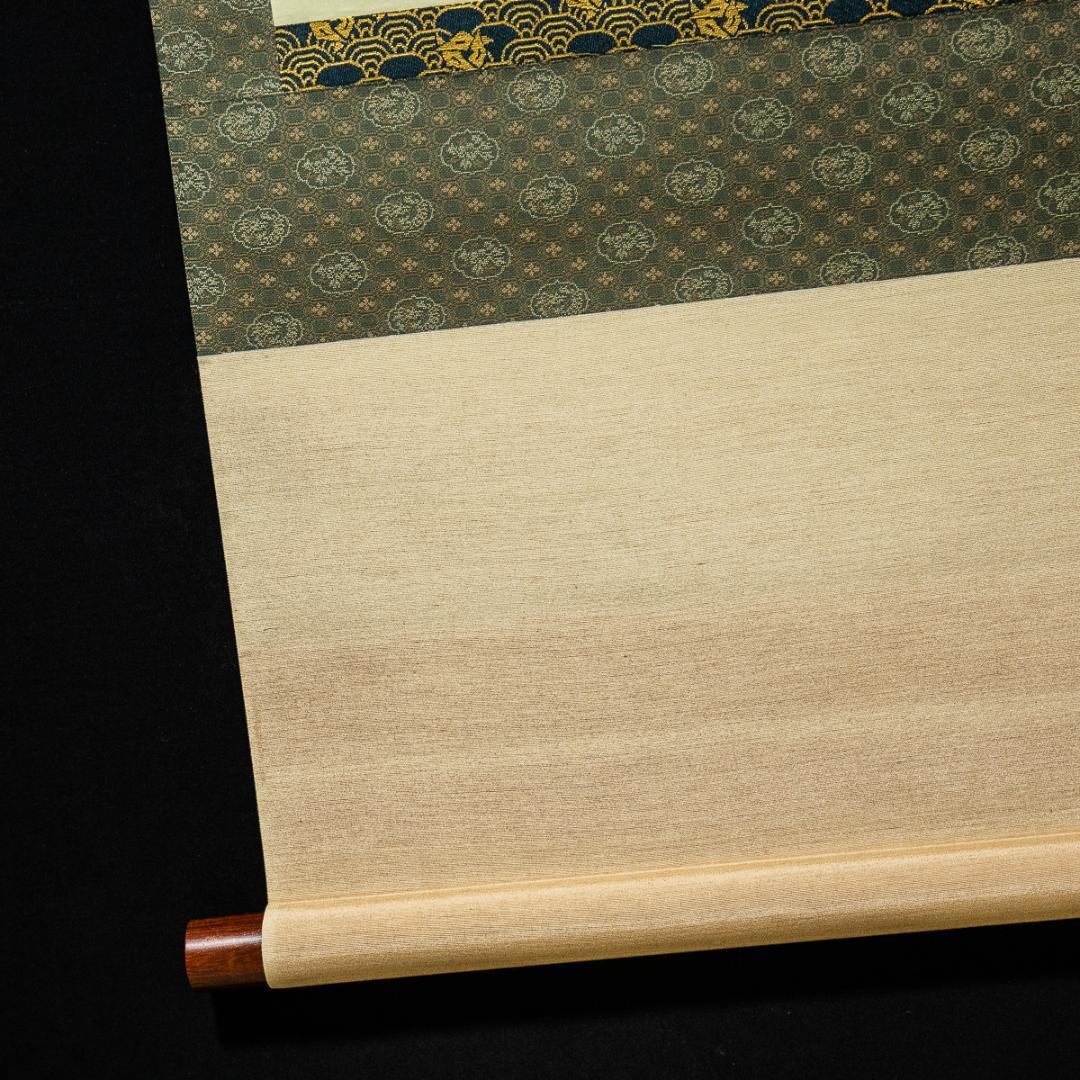 掛軸-1247　佐竹本三十六歌仙　斎官女御　紀貫之　小大君　木版彩色　伊藤嘉晃