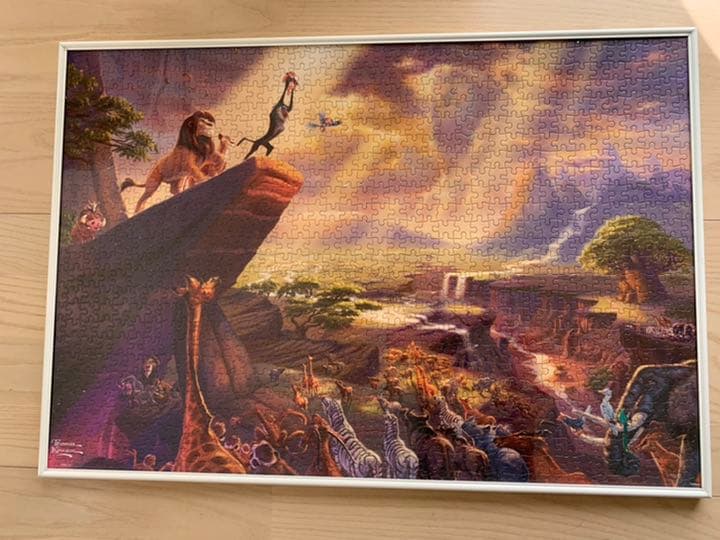 ライオンキングのジグソーパズル