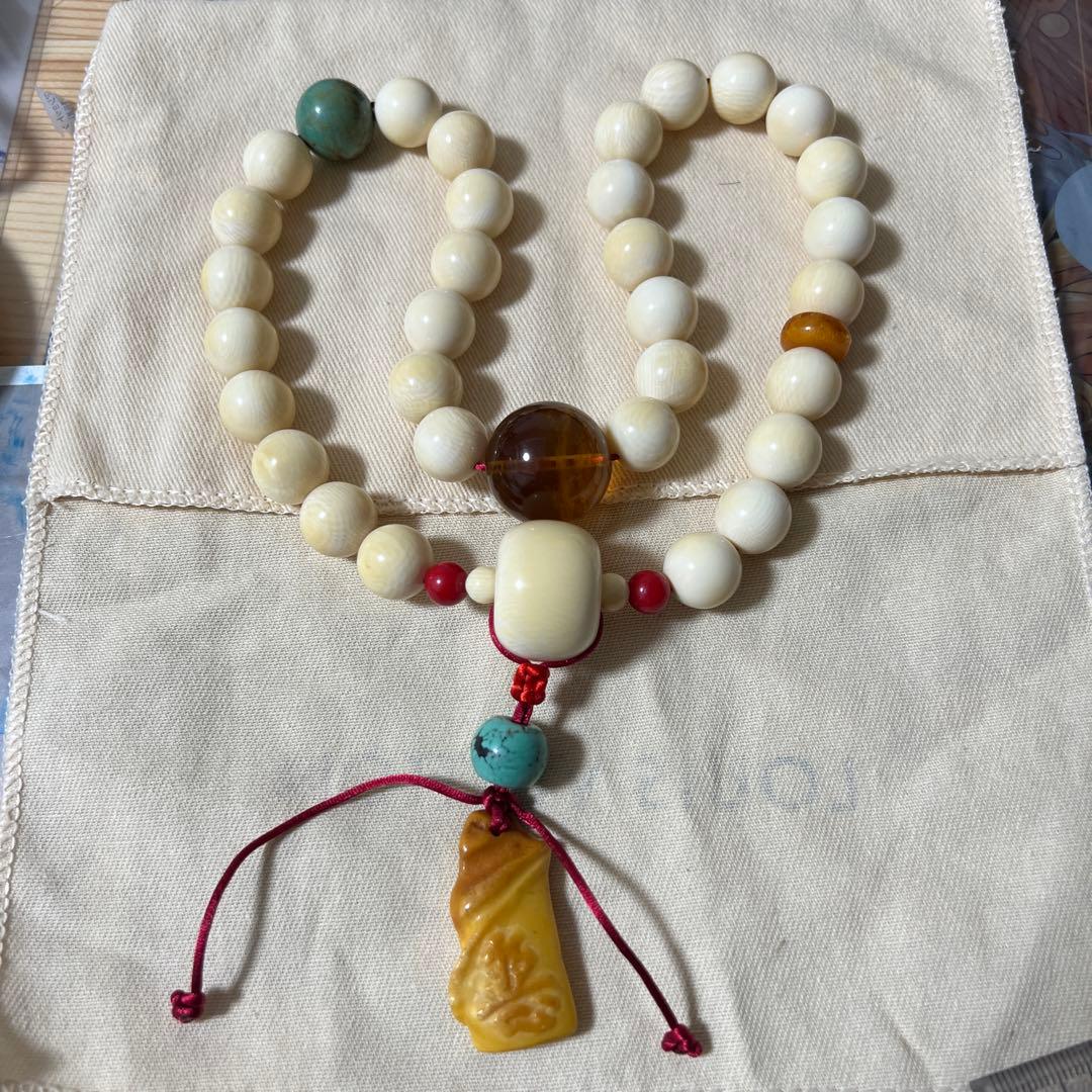 天然素材、鯨の歯風、抹香鯨風、歯類、重さ114.2g