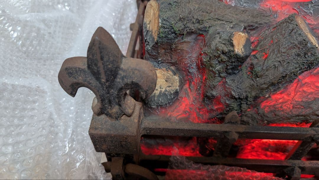 英国 RADIATION SUNHOUSE社の 暖炉薪ストーブ 電気温風ヒーター