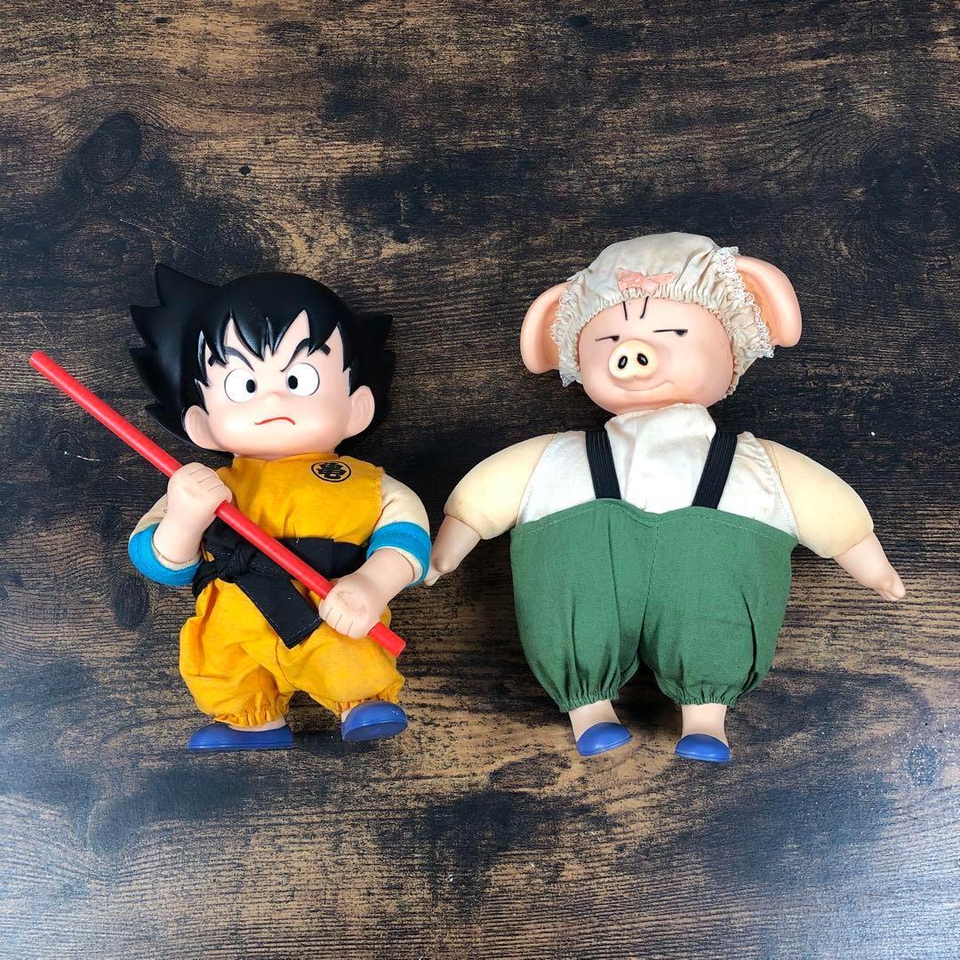 超レア バンダイ ドラゴンボール 孫悟空 エッチなウーロン ソフビ 1986年