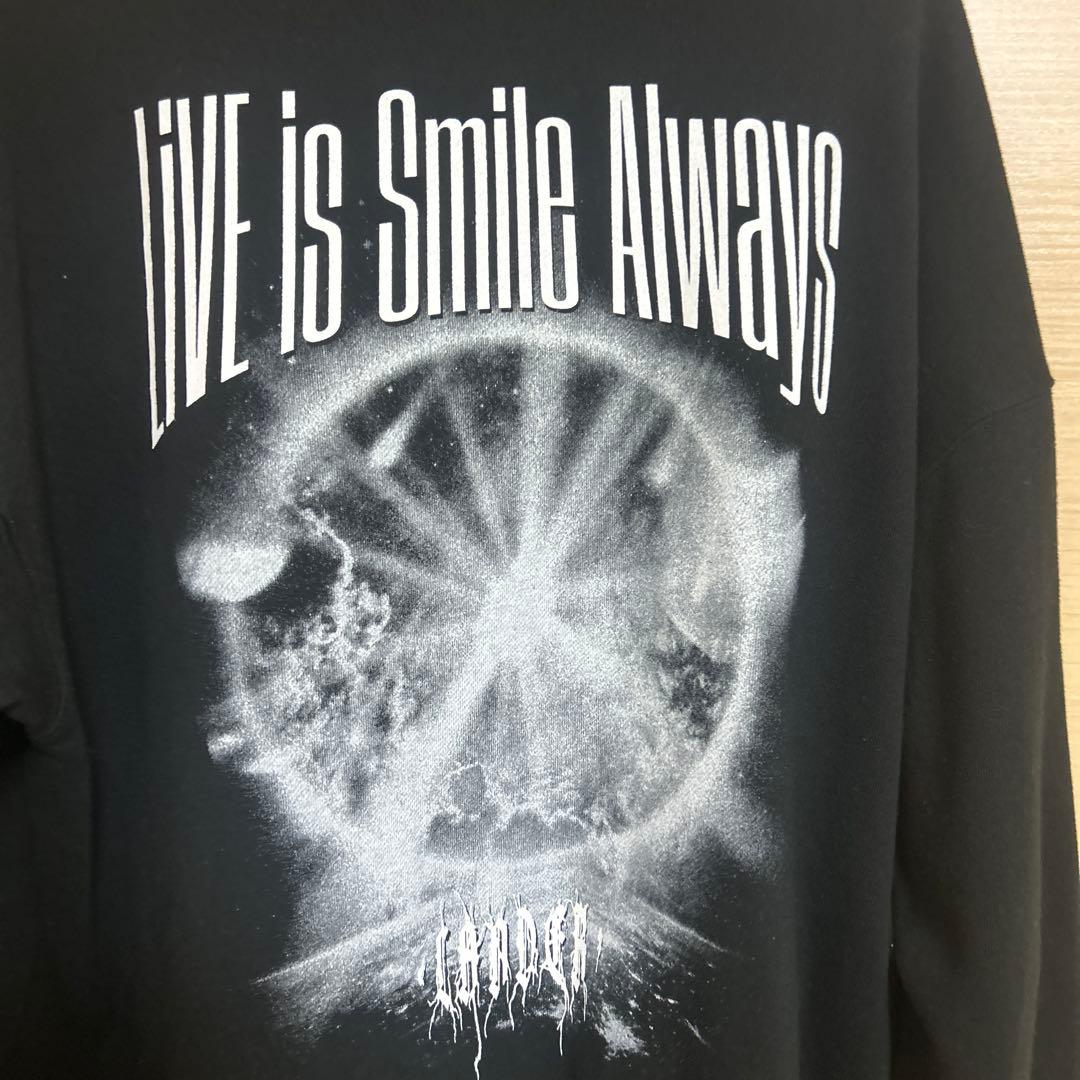 Lisa Lander tour 黒 ジップアップフーディ