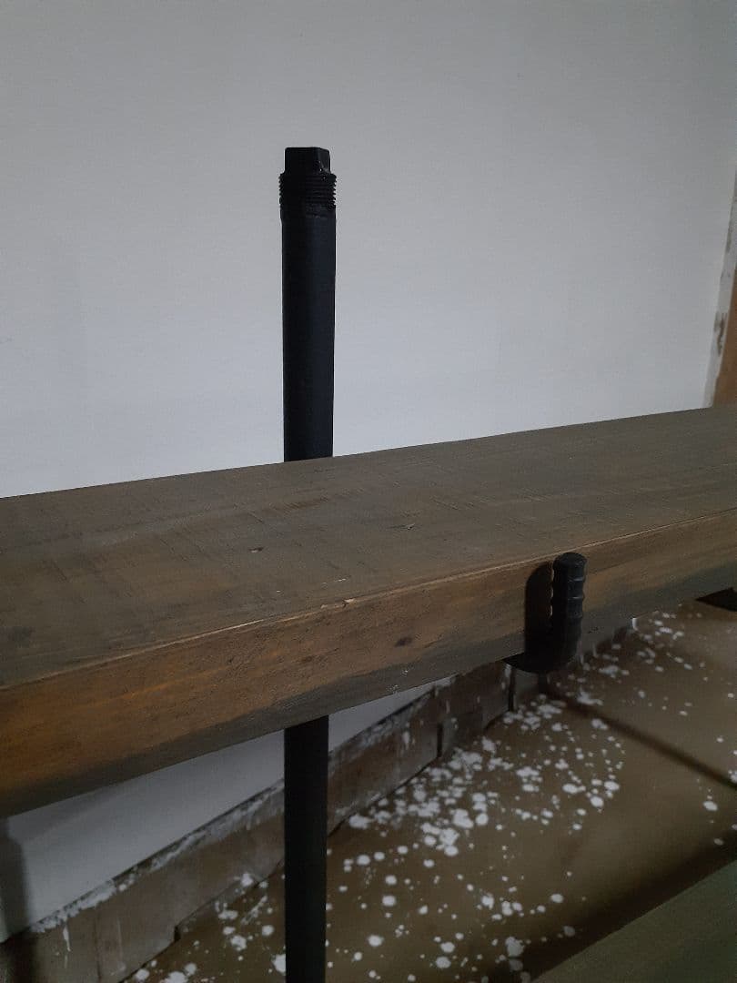 アイアン2段シェルフ　インダストリアル家具