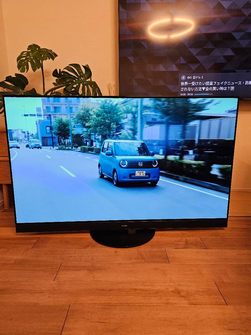 【送料込】パナソニック有機EL 55インチTH-55HZ1800転倒防止スタンド